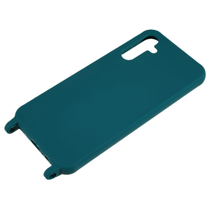 Soft TPU Phone Case for Samsung Galaxy A14 5G Matte Finish Shockproof Cover with Wide Lanyard