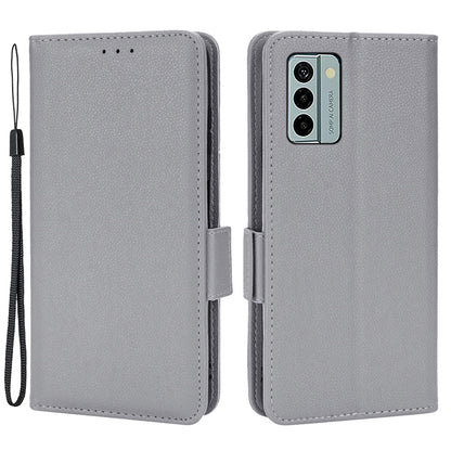 Litchi Texture Phone Case for Nokia G22 , PU Leather Wallet Stand Phone Cover