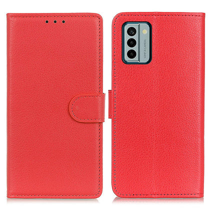 For Nokia G22 Wallet PU Leather Phone Case Stand Litchi Texture Cell Phone Cover