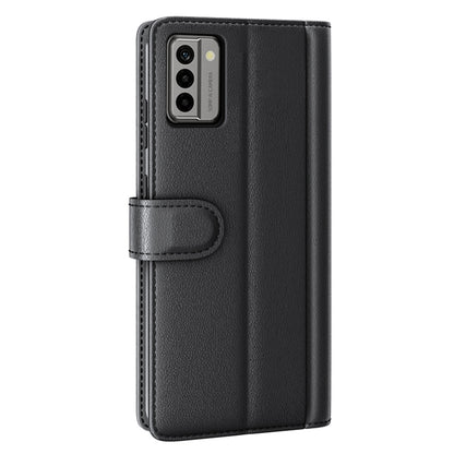 For Nokia G22 4G Genuine Cow Leather Wallet Phone Case Folding Stand Protective Cover