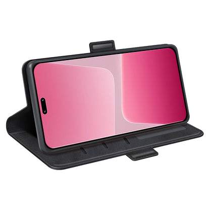 For Xiaomi 13 Lite / Civi 2 5G Calf Texture Cell Phone Cover Stand Wallet PU Leather Phone Case