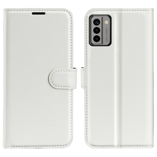 PU Leather Shell for Nokia G22 Anti-scratch Litchi Texture Phone Case Wallet Stand Flip Cover