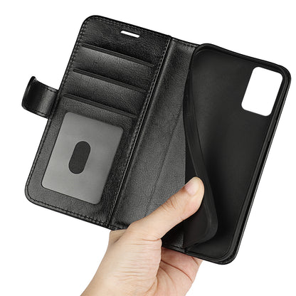 Flip Cover for Nokia G22 Crazy Horse Texture PU Leather Wallet Stand Anti-drop Phone Case