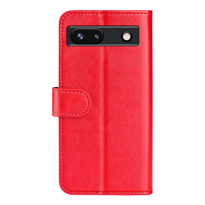 Stand Phone Case for Google Pixel 7a PU Leather Wallet Crazy Horse Texture Flip Cover