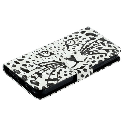 For Sony Xperia 10 V Phone Case 3D Pattern Printing Flip Stand PU Leather Wallet Drop-proof Cover with Strap