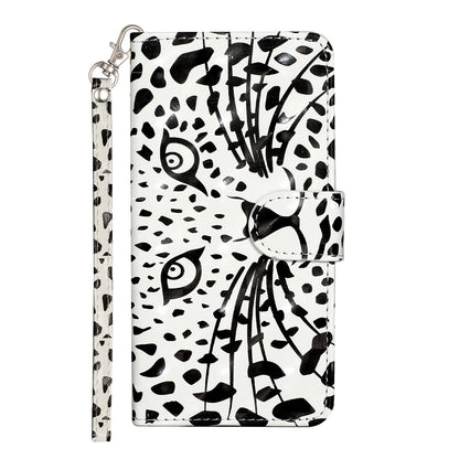 For Google Pixel 7 Pro 5G Flip Stand Phone Case 3D Pattern Printing PU Leather Wallet Phone Folio Cover with Strap