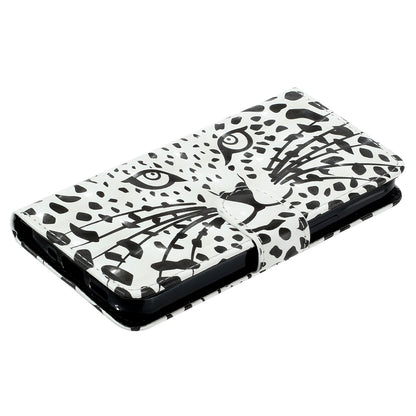 For Xiaomi 13 5G Shockproof Phone Case 3D Pattern Printing PU Leather Wallet Flip Stand Cover with Strap