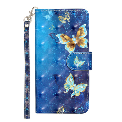 For Xiaomi 13 Pro 5G PU Leather Wallet Phone Case 3D Pattern Printing Protective Stand Cover with Strap