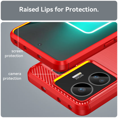 For Realme GT3 5G / GT Neo 5 5G Brushed Phone Case Carbon Fiber Texture Phone Shell Mobile Phone Cover