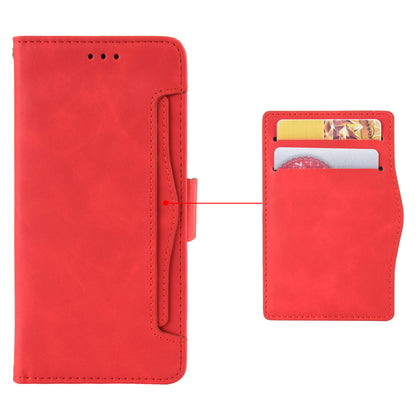 Wallet Phone Case for ZTE nubia Z50 Ultra Multiple Card Slots Phone Shell PU Leather Stand Cover
