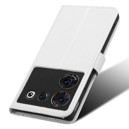 For ZTE nubia Z50 Ultra Wallet Phone Case Diamond Texture Mobile Phone Shell PU Leather Stand Cover