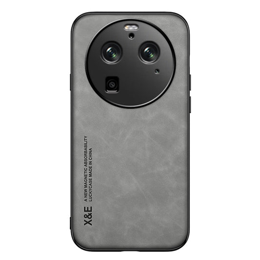 X&E For Oppo Find X6 Pro Anti-drop Phone Case PU Leather Coated TPU+PC Skin-touch Phone Cover