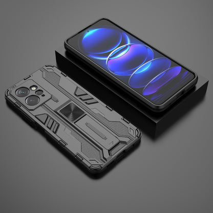 For Xiaomi Redmi Note 12 4G Kickstand Phone Case Hard PC Soft TPU Cell Phone Cover