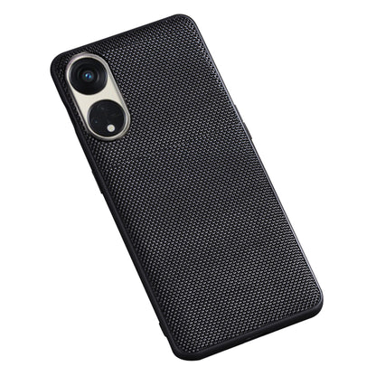 For Oppo Reno8 T 5G / A1 Pro 5G Cell Phone Back Cover Nylon Coated Soft TPU Phone Case