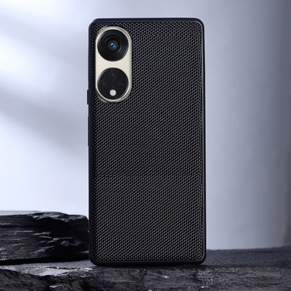 For Oppo Reno8 T 5G / A1 Pro 5G Cell Phone Back Cover Nylon Coated Soft TPU Phone Case