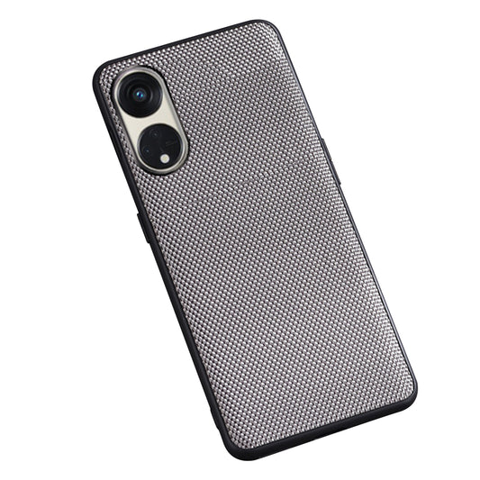 For Oppo Reno8 T 5G / A1 Pro 5G Cell Phone Back Cover Nylon Coated Soft TPU Phone Case