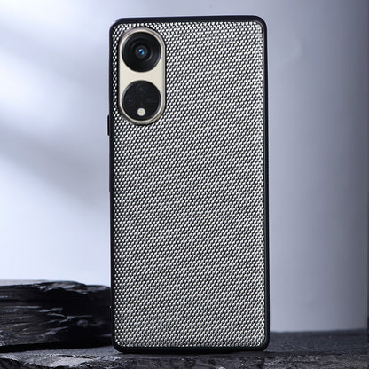 For Oppo Reno8 T 5G / A1 Pro 5G Cell Phone Back Cover Nylon Coated Soft TPU Phone Case