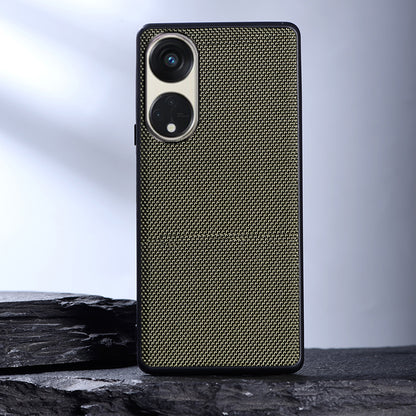 For Oppo Reno8 T 5G / A1 Pro 5G Cell Phone Back Cover Nylon Coated Soft TPU Phone Case