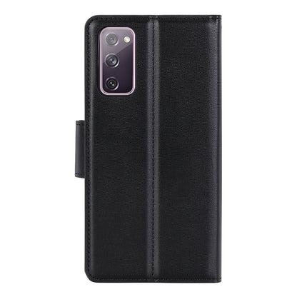 HANMAN Mill Series for Samsung Galaxy S20 FE 4G / FE 5G / S20 Lite / S20 FE 2022 Phone Case PU Leather Stand Wallet Cover