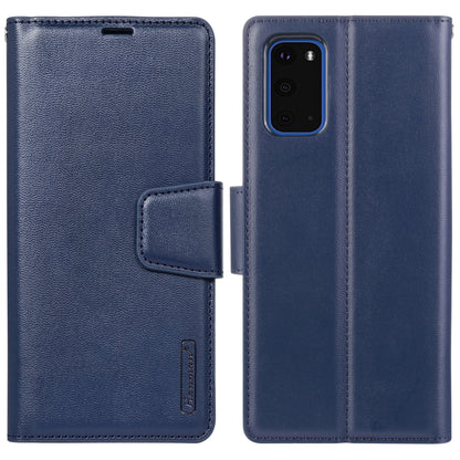 HANMAN Mill Series for Samsung Galaxy S20 Plus 5G / 4G Stand Phone Case Leather Wallet Smartphone Cover