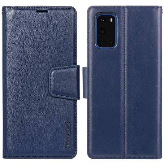 HANMAN Mill Series for Samsung Galaxy S20 Plus 5G / 4G Stand Phone Case Leather Wallet Smartphone Cover