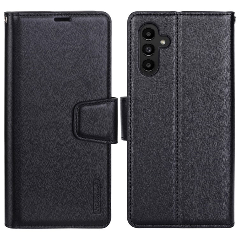 HANMAN Mill Series for Samsung Galaxy A14 4G / 5G Stand Wallet Leather Case Cell Phone Cover