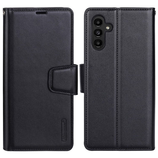 HANMAN Mill Series for Samsung Galaxy A14 4G / 5G Stand Wallet Leather Case Cell Phone Cover