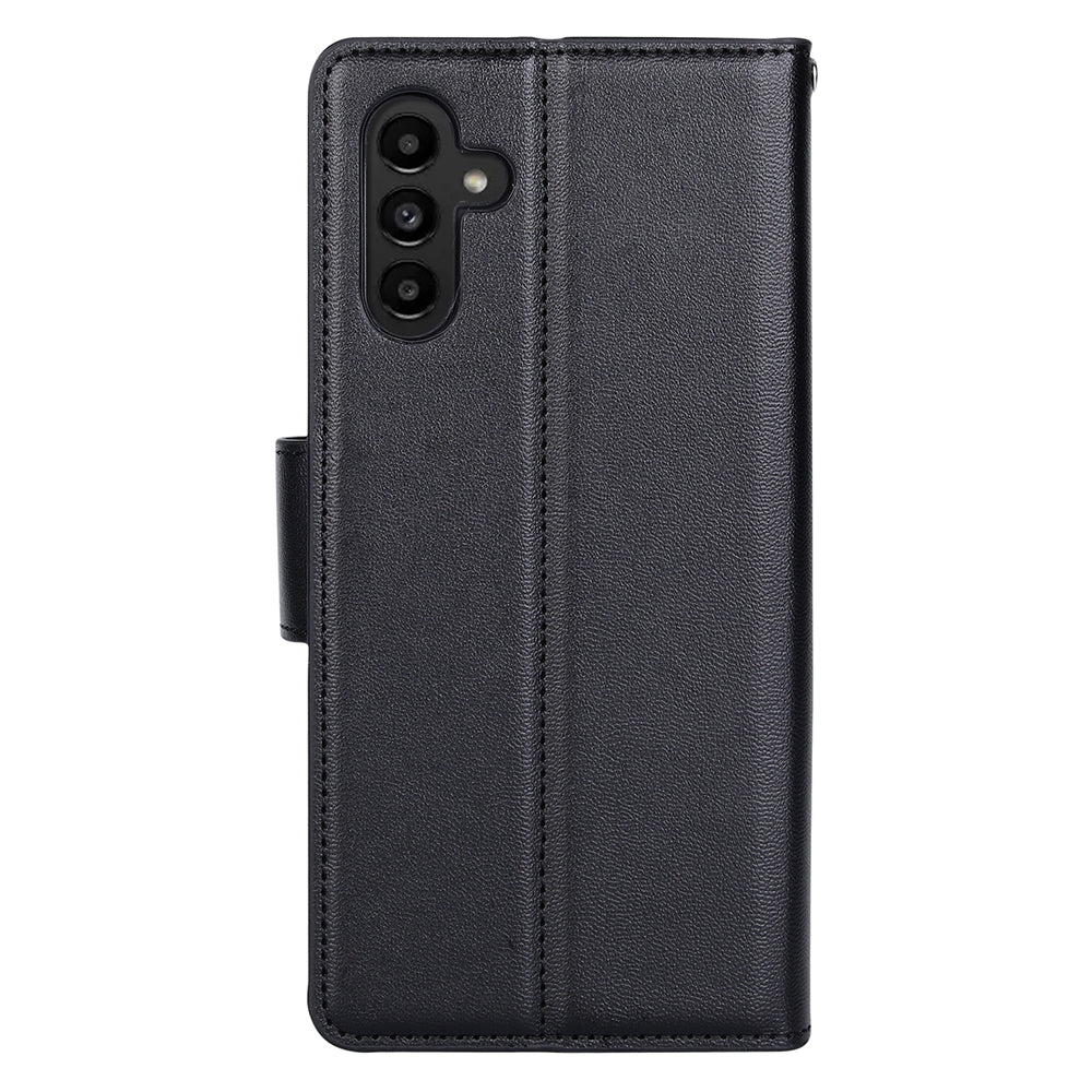 HANMAN Mill Series for Samsung Galaxy A14 4G / 5G Stand Wallet Leather Case Cell Phone Cover