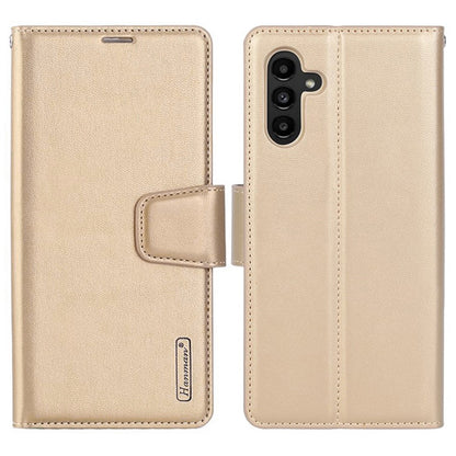 HANMAN Mill Series for Samsung Galaxy A14 4G / 5G Stand Wallet Leather Case Cell Phone Cover