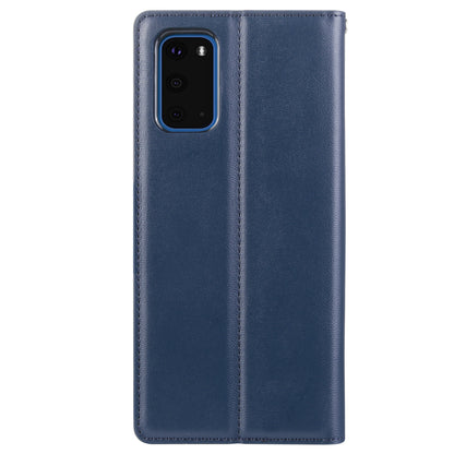 HANMAN Minuo Series Stand Cover for Samsung Galaxy S20 4G / 5G PU Leather Phone Wallet Case