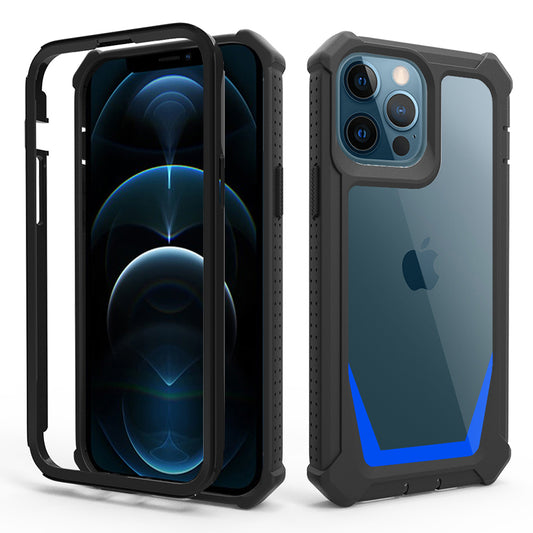 For iPhone 14 Pro Max Detachable 2-in-1 TPU + Acrylic Phone Case Reinforced Corner Shockproof Cover