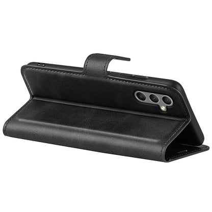 For Samsung Galaxy A24 4G Leather Wallet Mobile Case Calf Texture Square Clasp Flip Stand Cover