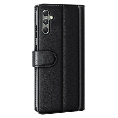 For Samsung Galaxy A24 4G Flip Stand Drop-proof Cover Genuine Cow Leather Phone Wallet Case