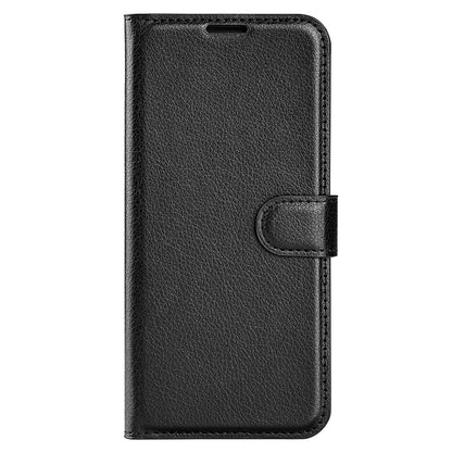 For Samsung Galaxy A24 4G PU Leather Wallet Shell Litchi Texture Phone Case Flip Stand Cover