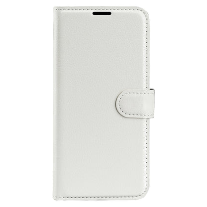 For Samsung Galaxy A24 4G PU Leather Wallet Shell Litchi Texture Phone Case Flip Stand Cover