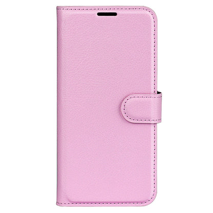 For Samsung Galaxy A24 4G PU Leather Wallet Shell Litchi Texture Phone Case Flip Stand Cover