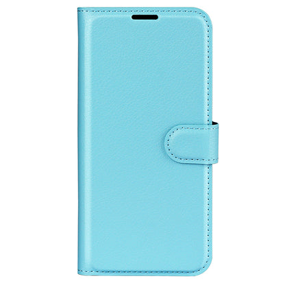 For Samsung Galaxy A24 4G PU Leather Wallet Shell Litchi Texture Phone Case Flip Stand Cover