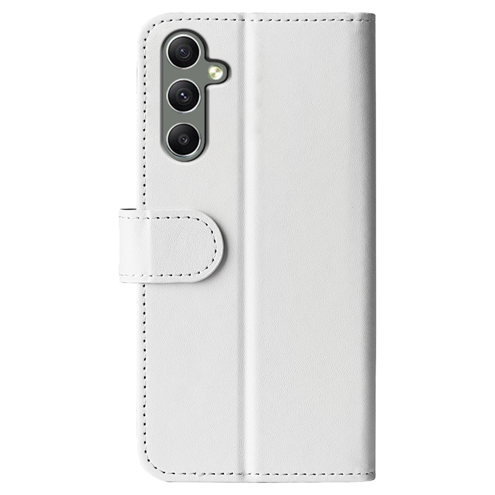 For Samsung Galaxy A24 4G PU Leather Wallet Flip Cover Crazy Horse Texture Stand Phone Case