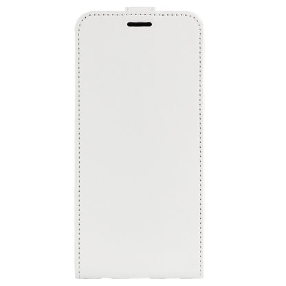 For Samsung Galaxy A24 4G Vertical Flip Card Holder Phone Case Crazy Horse Texture PU Leather Cover