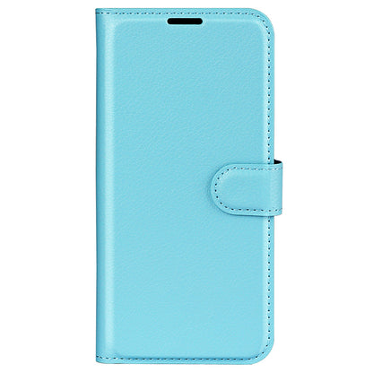 For Xiaomi Redmi Note 12 4G Litchi Texture PU Leather Wallet Anti-drop Shell Flip Stand Phone Case