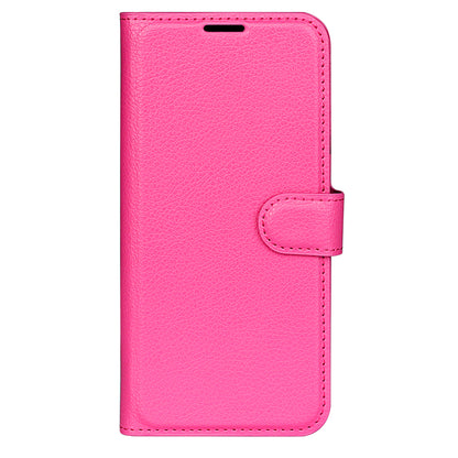 For Xiaomi Redmi Note 12 4G Litchi Texture PU Leather Wallet Anti-drop Shell Flip Stand Phone Case