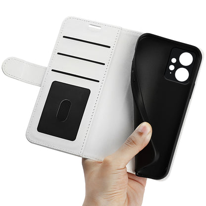 For Xiaomi Redmi Note 12 4G Crazy Horse Texture Drop-proof Phone Case PU Leather Wallet Flip Stand Cover