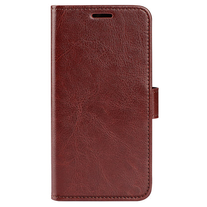 For Xiaomi Redmi Note 12 4G Crazy Horse Texture Drop-proof Phone Case PU Leather Wallet Flip Stand Cover