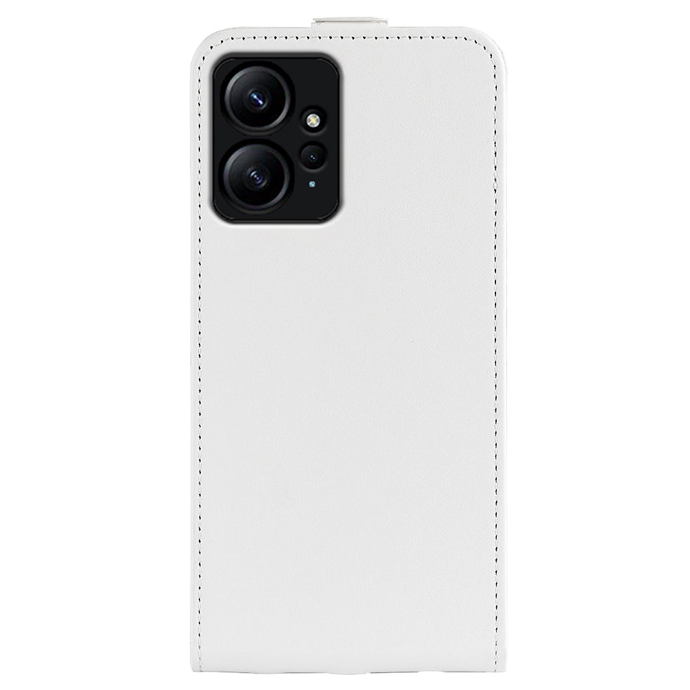 For Xiaomi Redmi Note 12 4G Vertical Flip Phone Case Crazy Horse Texture Card Holder PU Leather Protective Cover