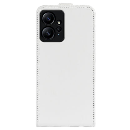 For Xiaomi Redmi Note 12 4G Vertical Flip Phone Case Crazy Horse Texture Card Holder PU Leather Protective Cover
