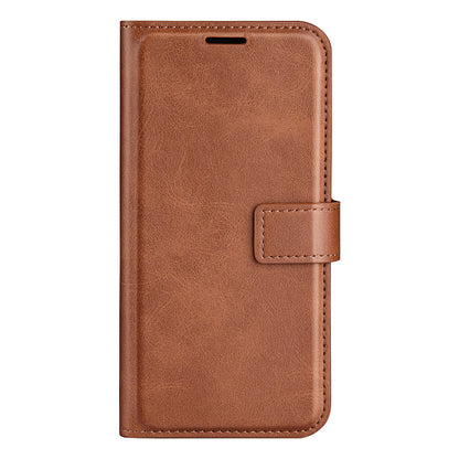 For Xiaomi Redmi Note 12 4G Leather Wallet Protective Shell Calf Texture Square Clasp Stand Phone Case
