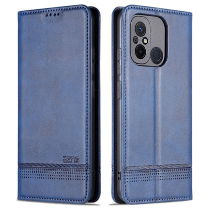 AZNS For Xiaomi Poco C55 4G / Redmi 11A 4G / Redmi 12C 4G Leather Phone Case Wallet Stand Smartphone Cover