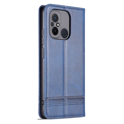 AZNS For Xiaomi Poco C55 4G / Redmi 11A 4G / Redmi 12C 4G Leather Phone Case Wallet Stand Smartphone Cover