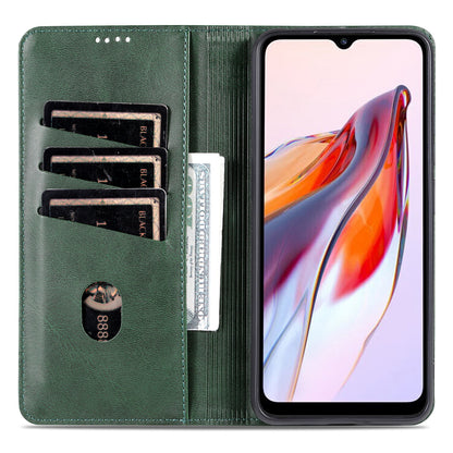 AZNS For Xiaomi Poco C55 4G / Redmi 11A 4G / Redmi 12C 4G Leather Phone Case Wallet Stand Smartphone Cover