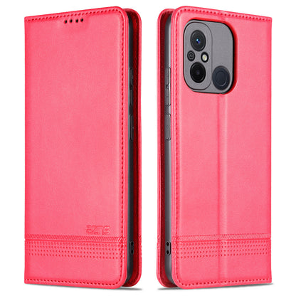 AZNS For Xiaomi Poco C55 4G / Redmi 11A 4G / Redmi 12C 4G Leather Phone Case Wallet Stand Smartphone Cover
